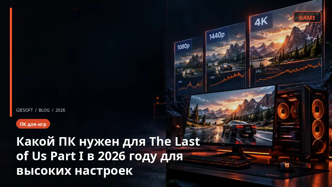 Какой ПК нужен для The Last of Us Part I в 2026 году для высоких настроек