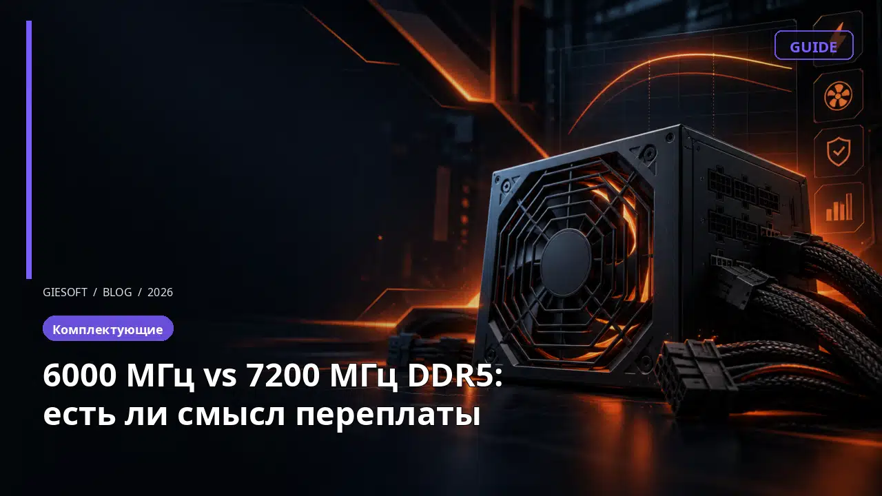 6000 МГц vs 7200 МГц DDR5: есть ли смысл переплаты