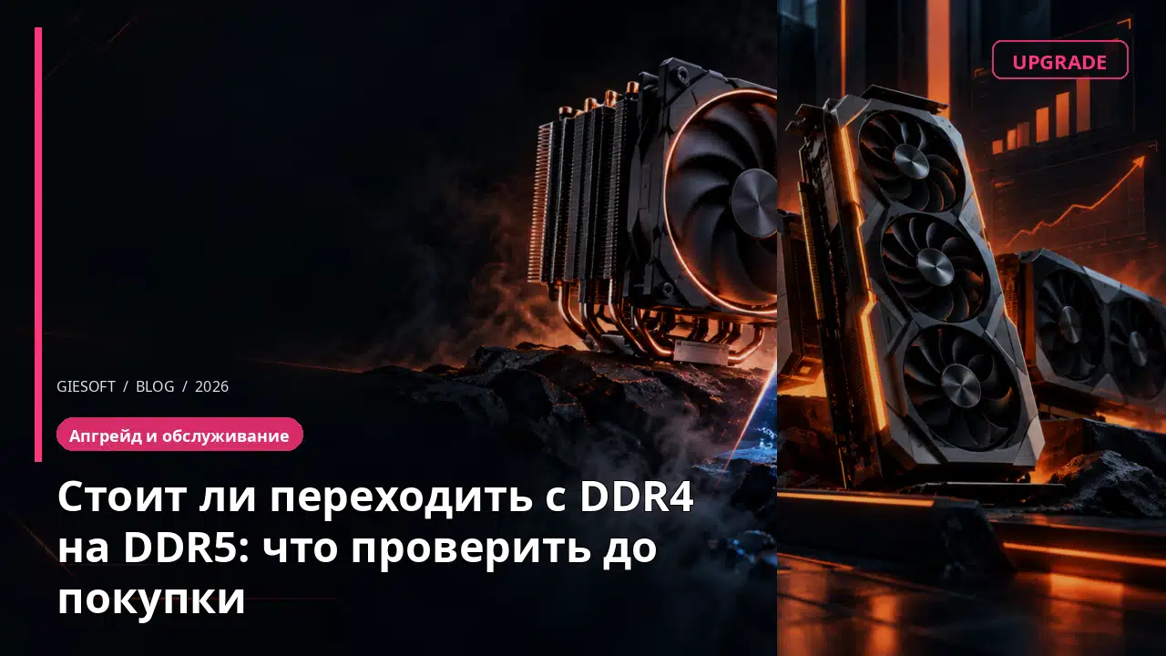 Стоит ли переходить с DDR4 на DDR5: что проверить до покупки