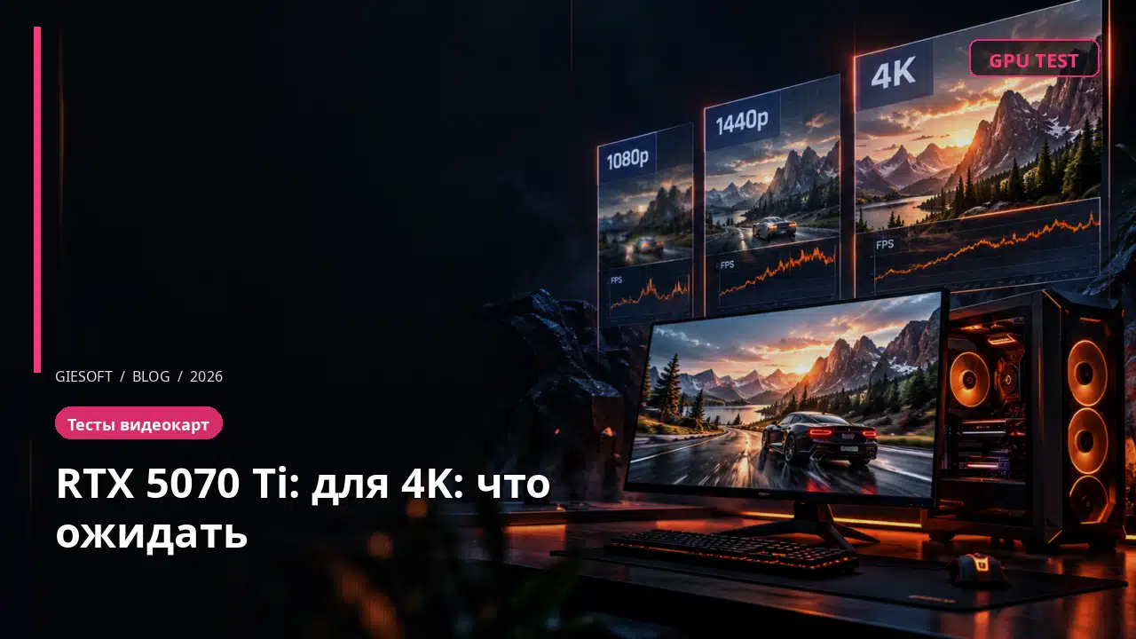 RTX 5070 Ti: для 4K: что ожидать