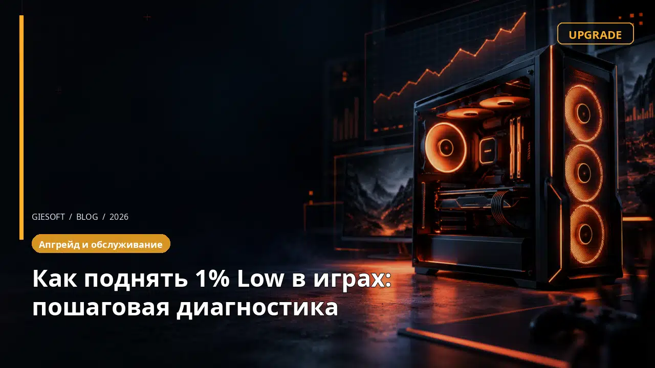 Как поднять 1% Low в играх: пошаговая диагностика