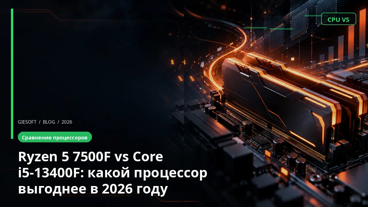 Ryzen 5 7500F vs Core i5-13400F: какой процессор выгоднее в 2026 году