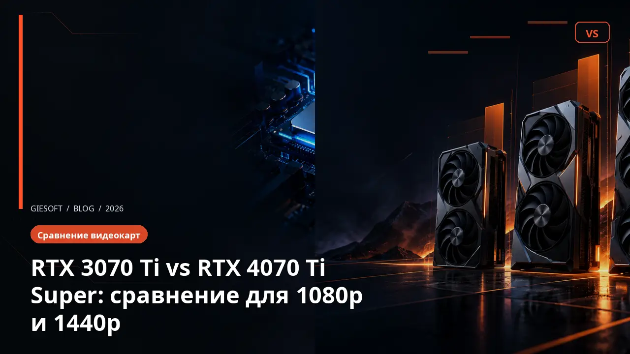 RTX 3070 Ti vs RTX 4070 Ti Super: сравнение для 1080p и 1440p