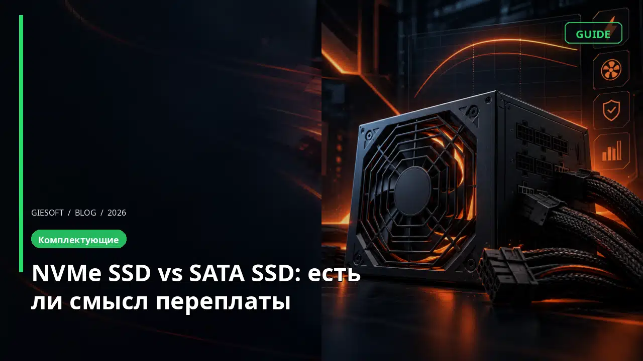 NVMe SSD vs SATA SSD: есть ли смысл переплаты