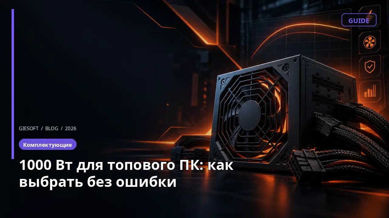 1000 Вт для топового ПК: как выбрать без ошибки