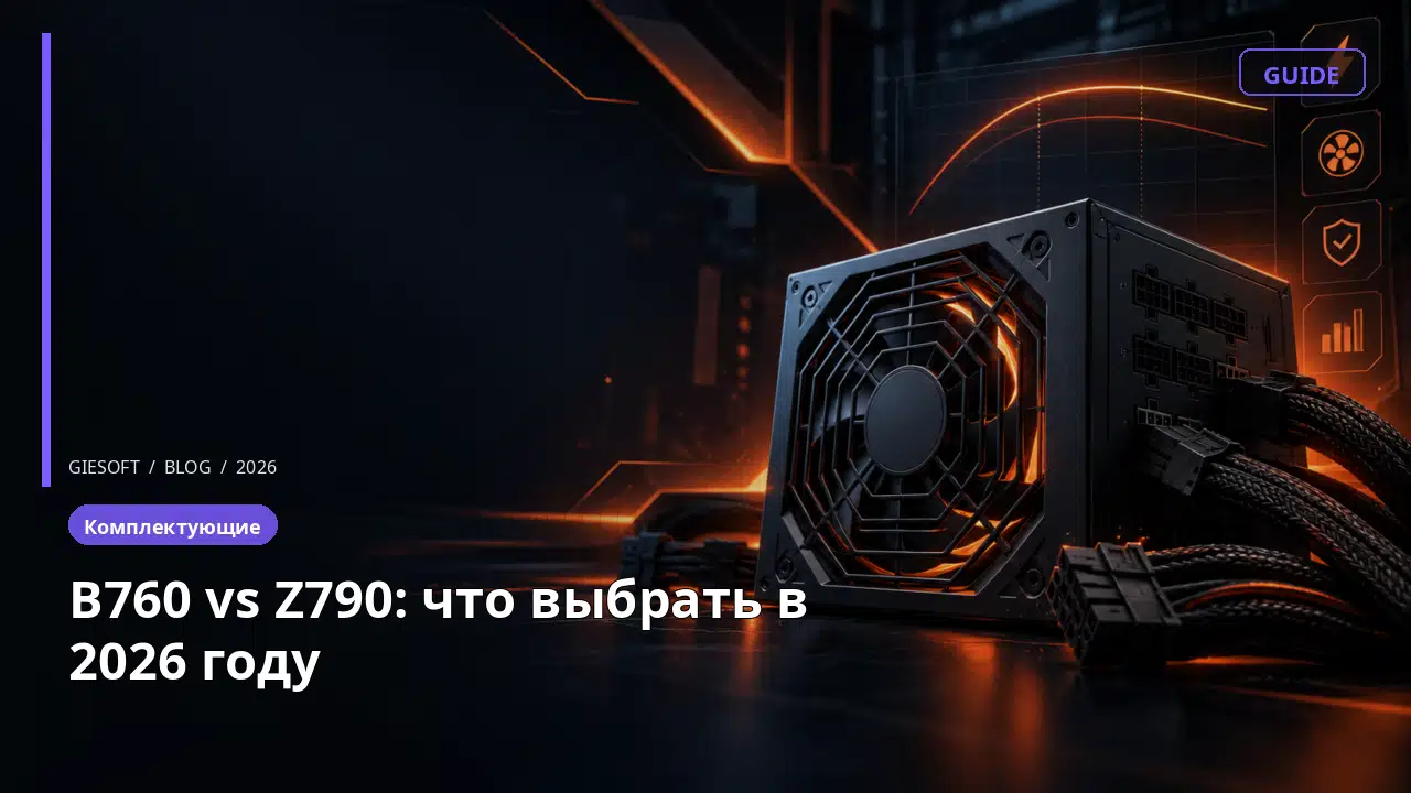 B760 vs Z790: что выбрать в 2026 году