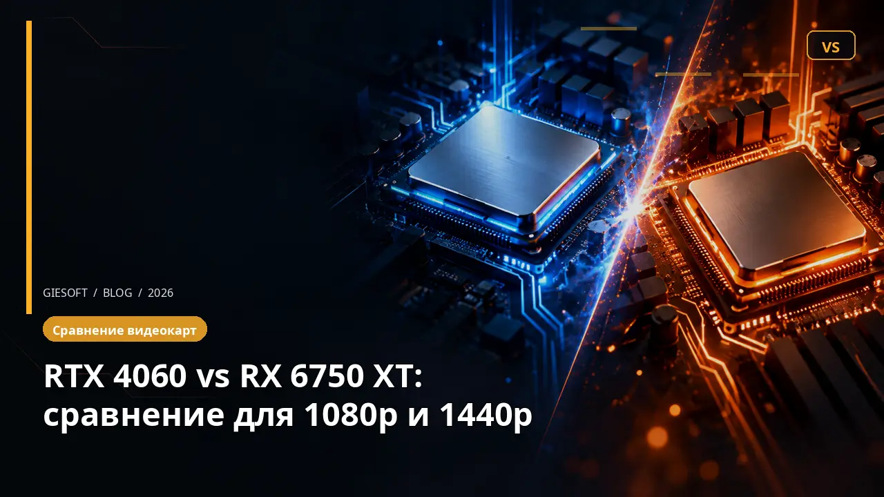 RTX 4060 vs RX 6750 XT: сравнение для 1080p и 1440p
