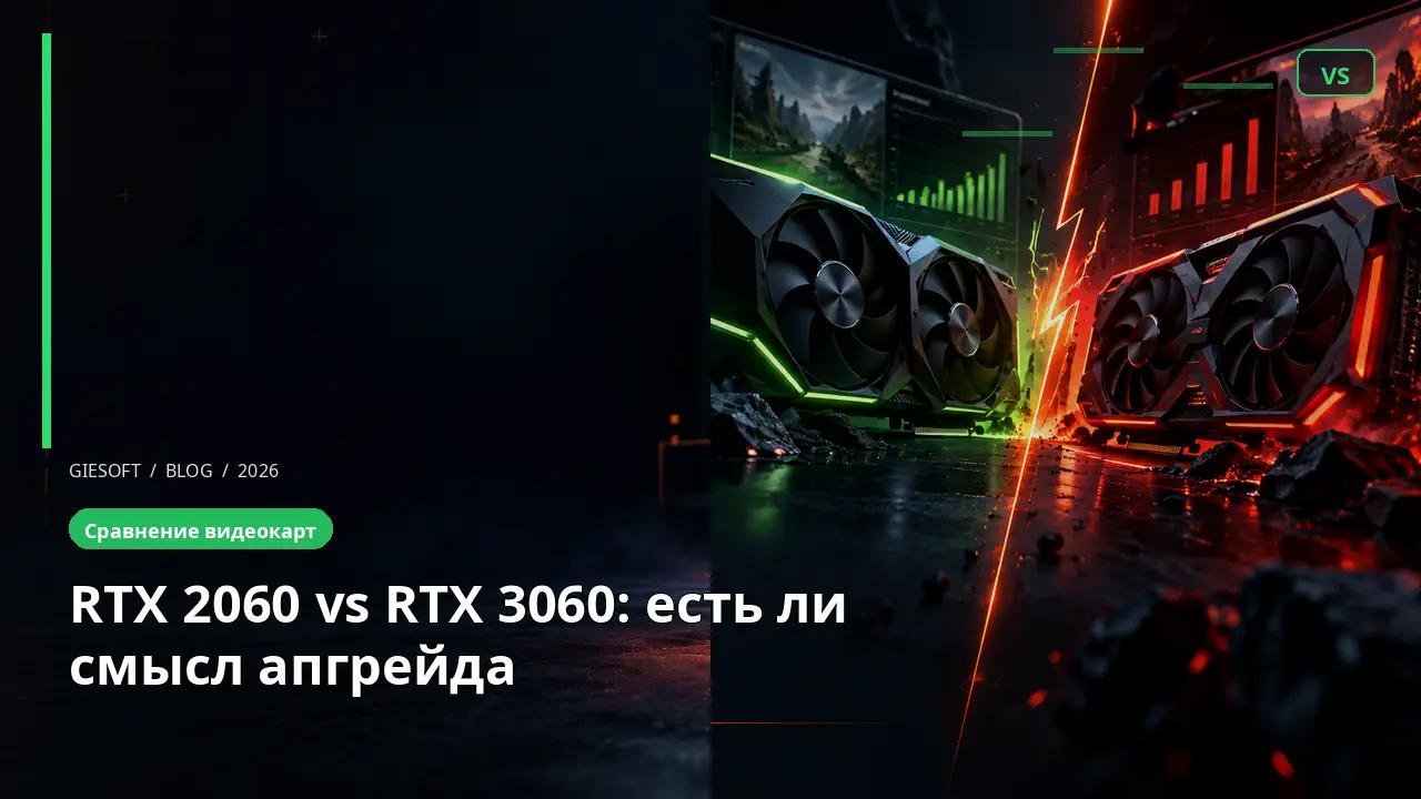 RTX 2060 vs RTX 3060: есть ли смысл апгрейда