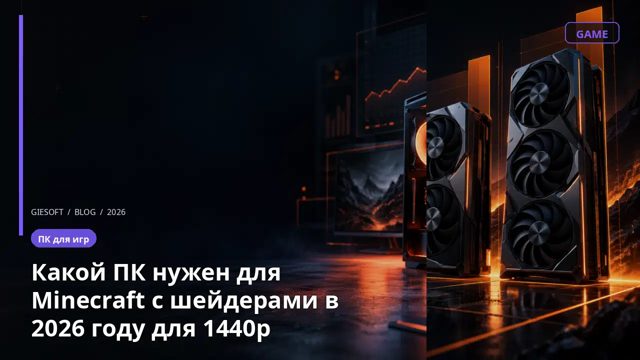Какой ПК нужен для Minecraft с шейдерами в 2026 году для 1440p