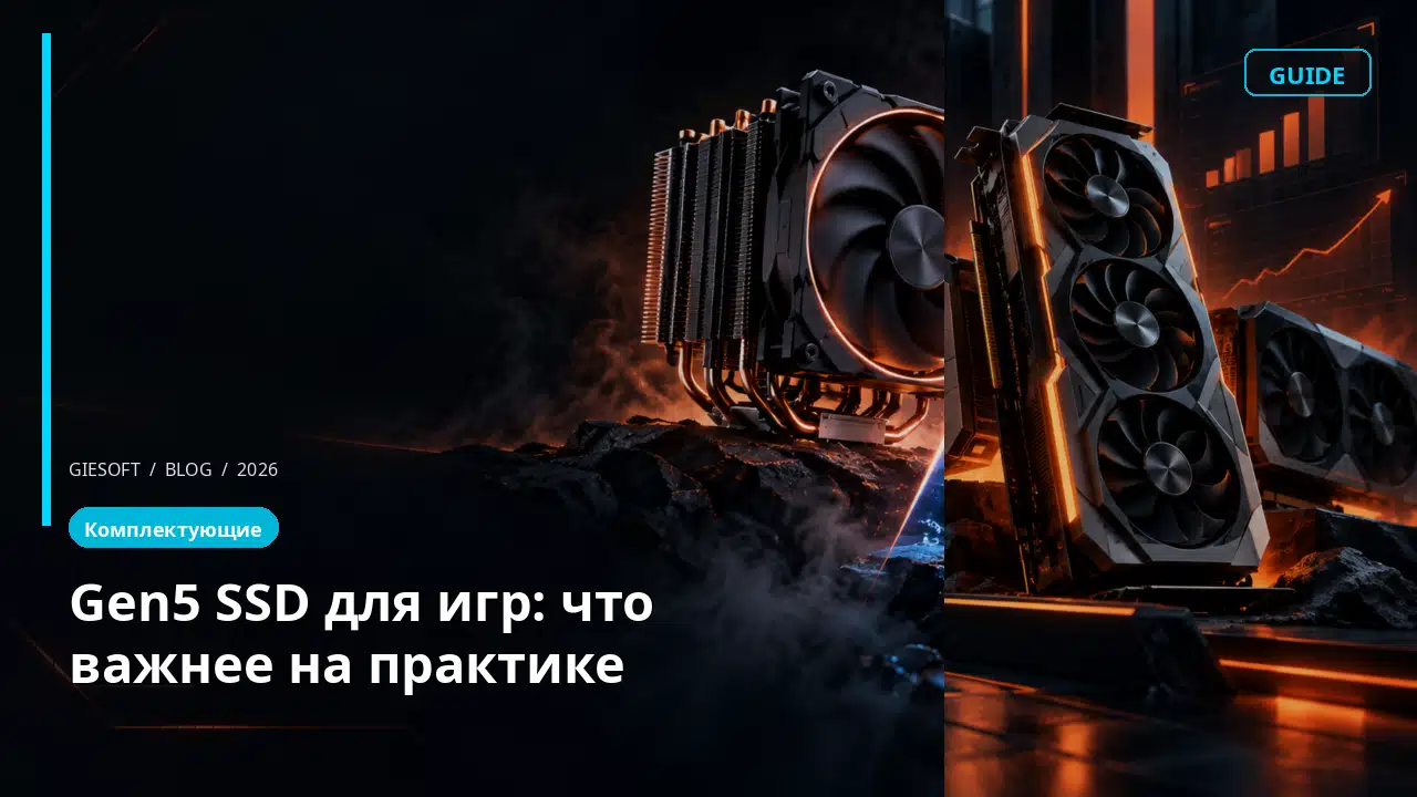Gen5 SSD для игр: что важнее на практике