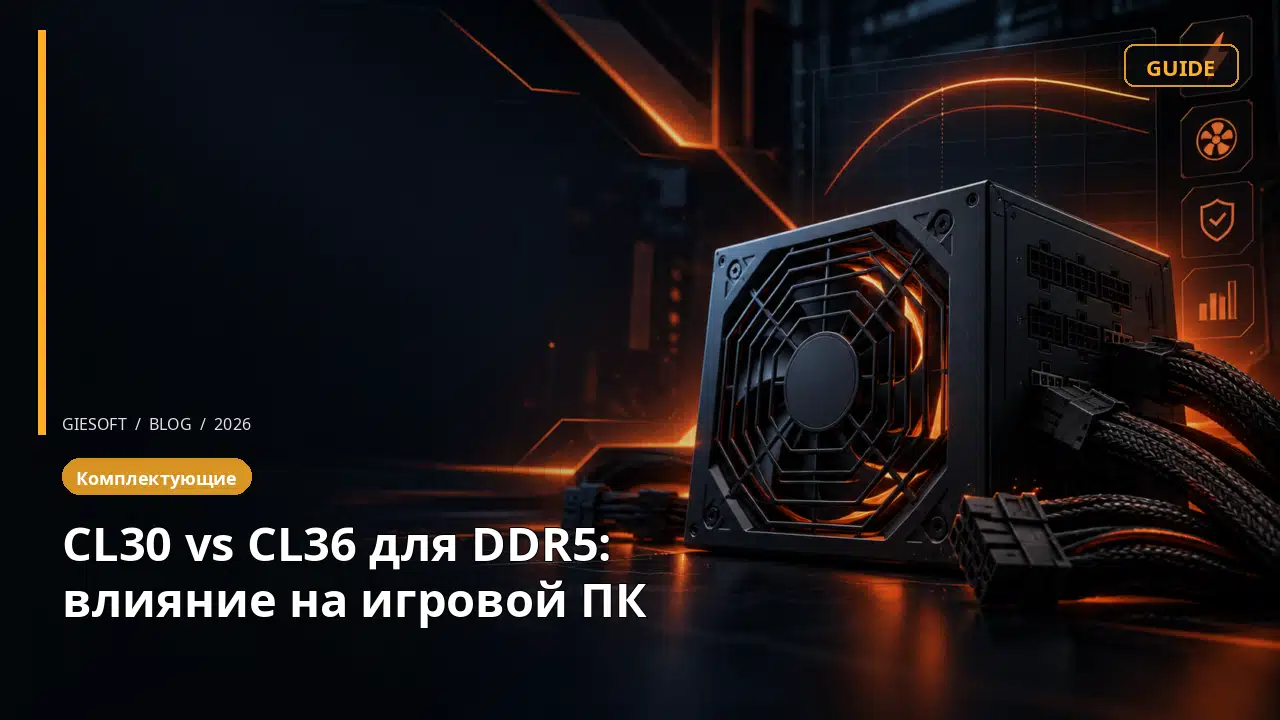 CL30 vs CL36 для DDR5: влияние на игровой ПК