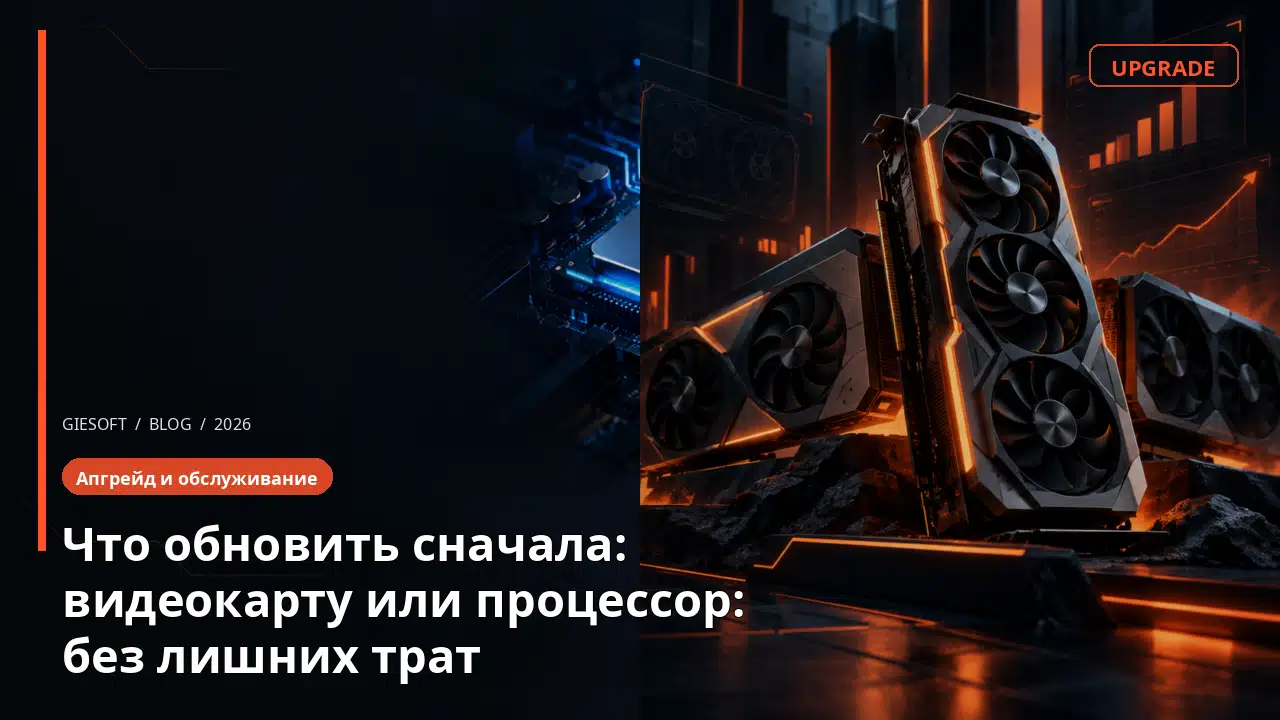 Что обновить сначала: видеокарту или процессор: без лишних трат