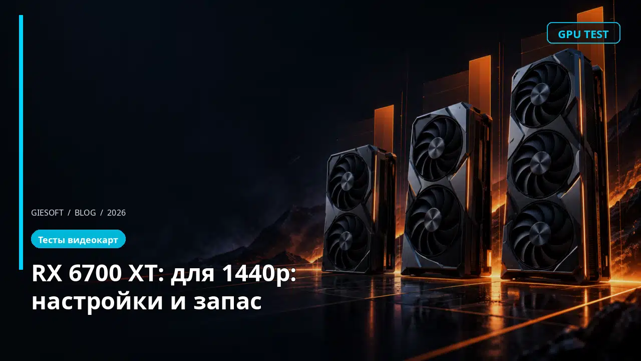 RX 6700 XT: для 1440p: настройки и запас