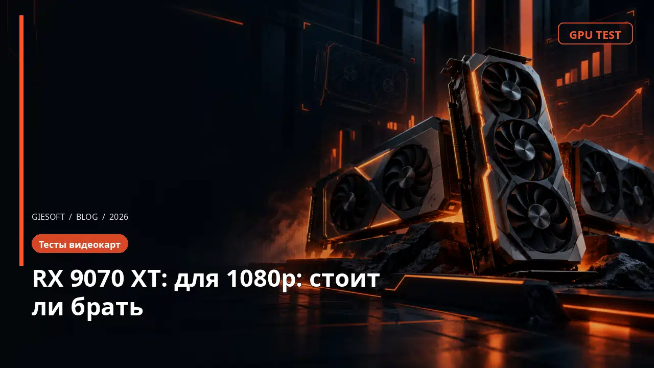 RX 9070 XT: для 1080p: стоит ли брать