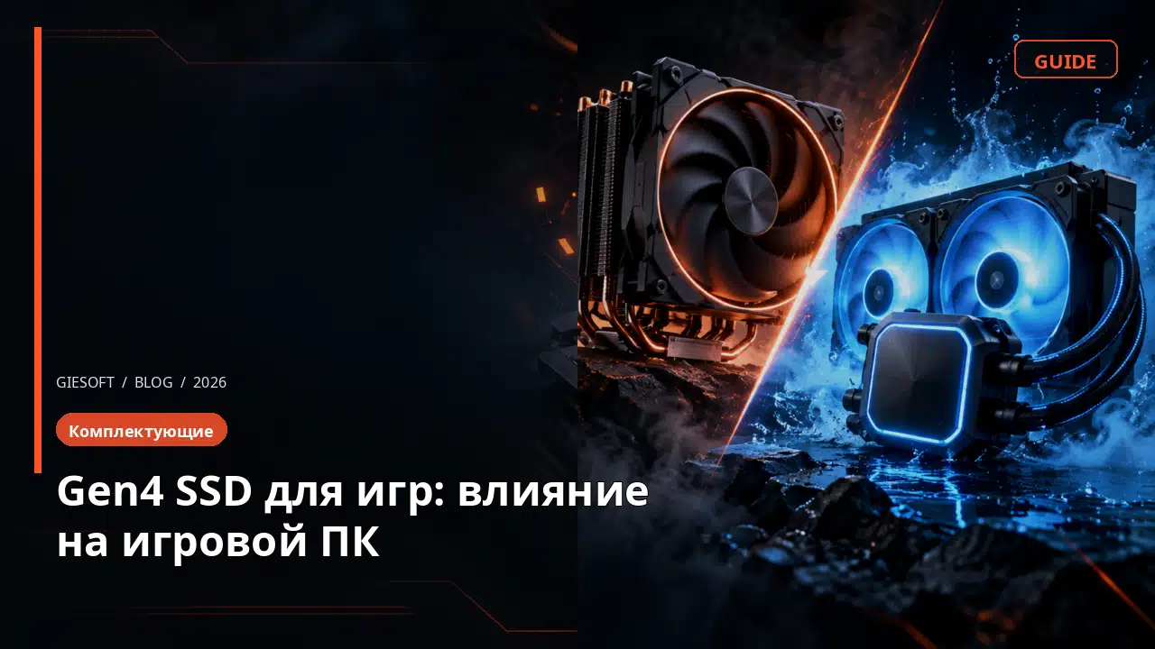 Gen4 SSD для игр: влияние на игровой ПК