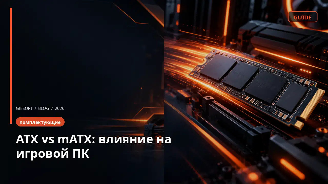 ATX vs mATX: влияние на игровой ПК