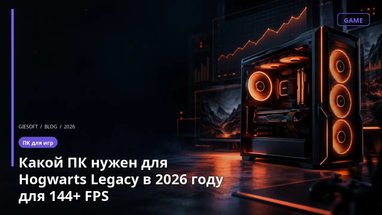 Какой ПК нужен для Hogwarts Legacy в 2026 году для 144+ FPS