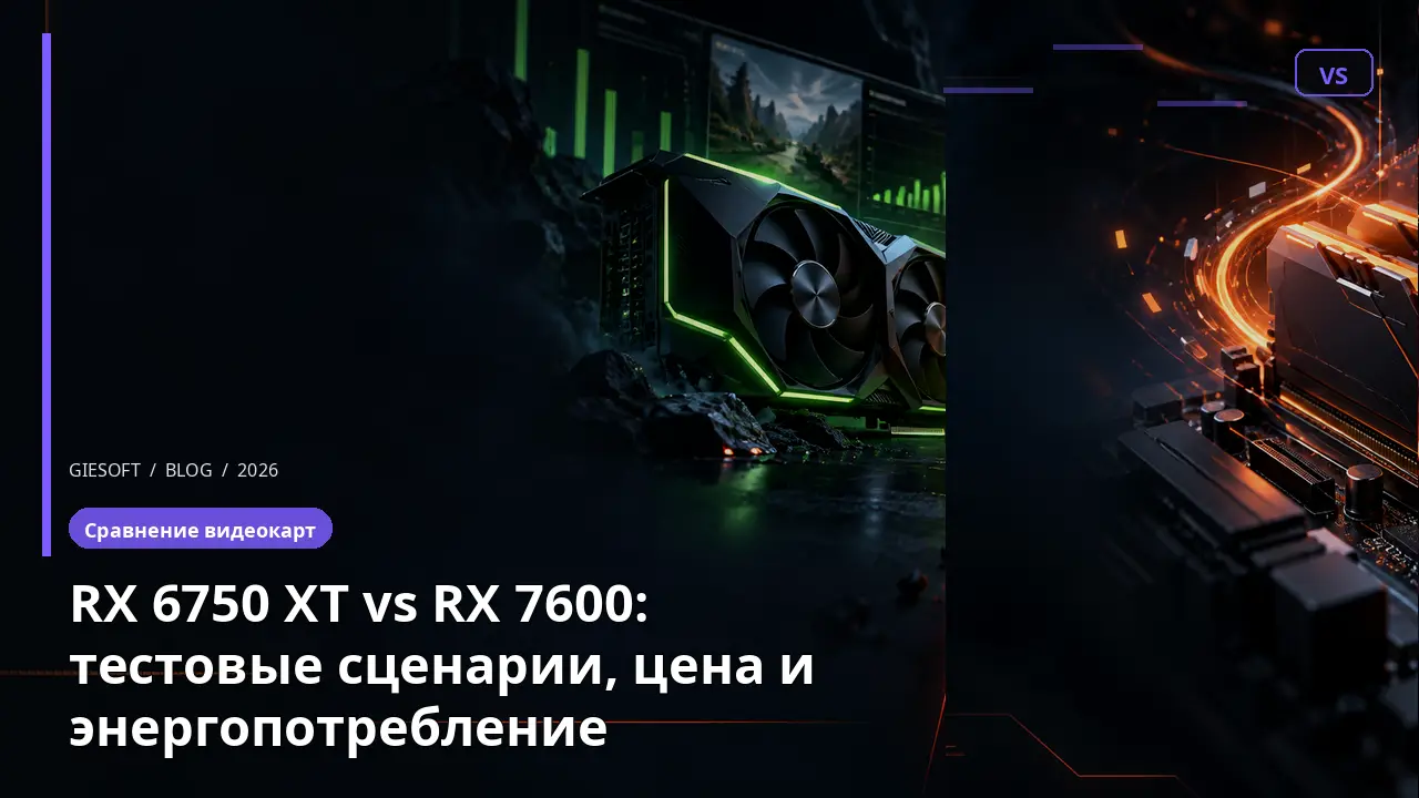 RX 6750 XT vs RX 7600: тестовые сценарии, цена и энергопотребление