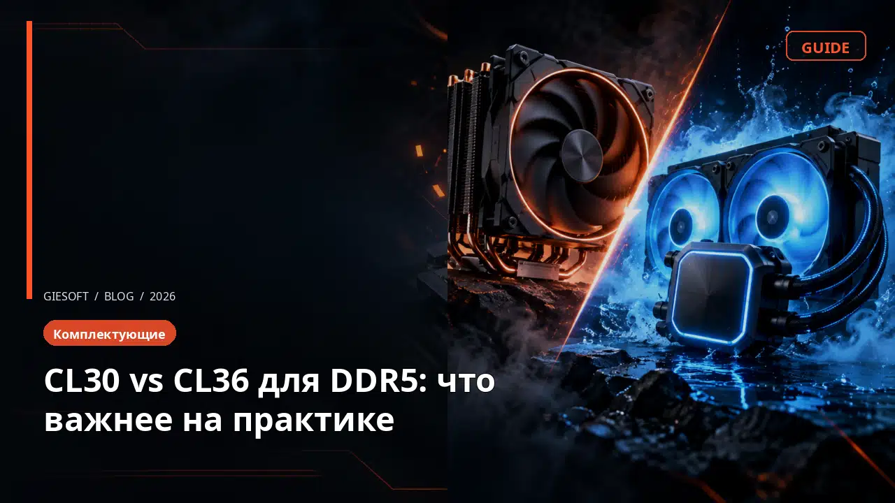 CL30 vs CL36 для DDR5: что важнее на практике