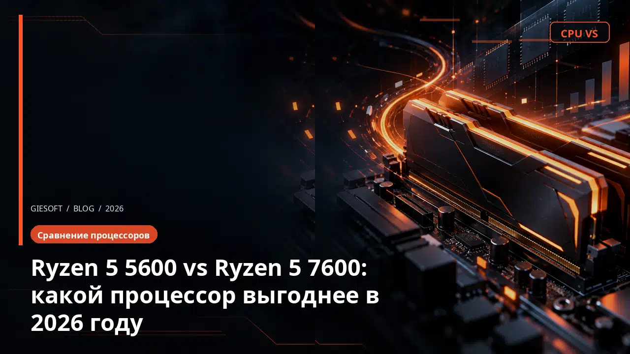 Ryzen 5 5600 vs Ryzen 5 7600: какой процессор выгоднее в 2026 году
