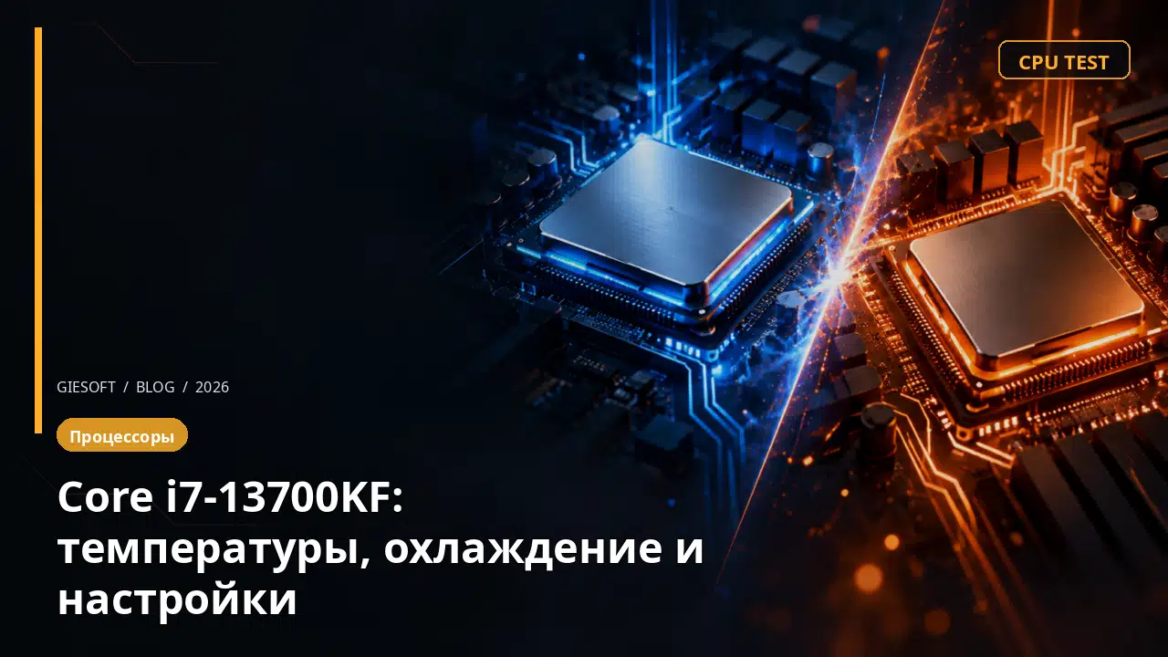 Core i7-13700KF: температуры, охлаждение и настройки
