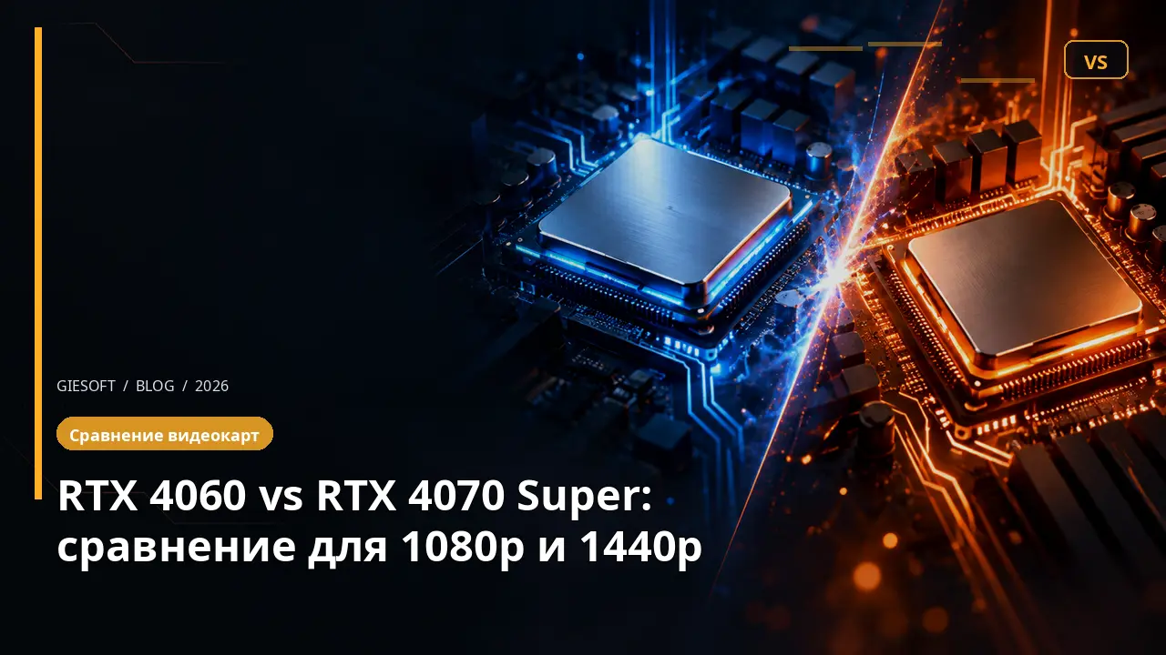 RTX 4060 vs RTX 4070 Super: сравнение для 1080p и 1440p