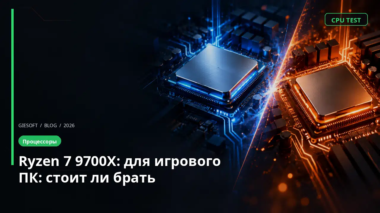 Ryzen 7 9700X: для игрового ПК: стоит ли брать