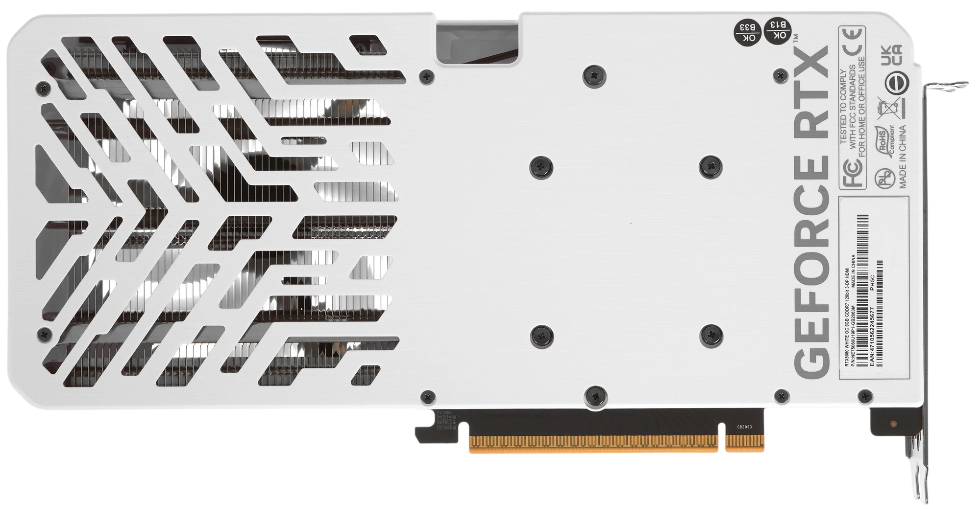 Видеокарта Palit GeForce RTX 5060 White OC