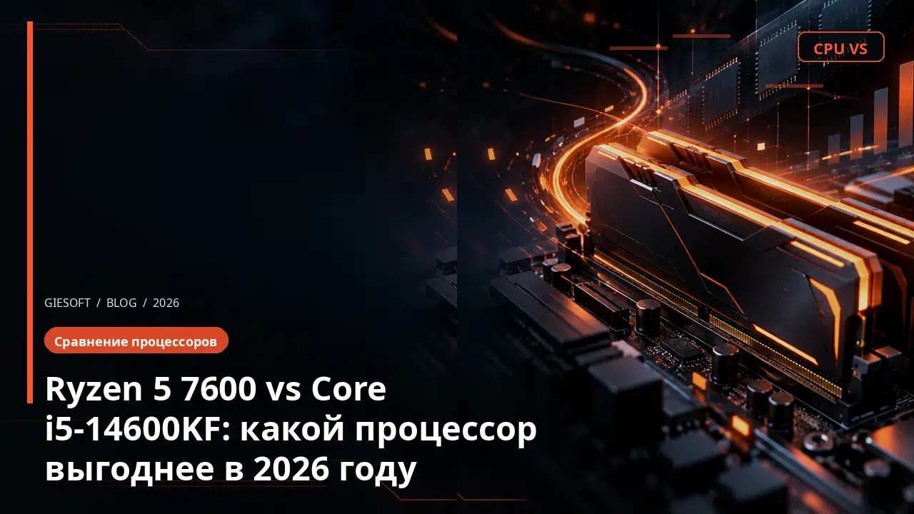 Ryzen 5 7600 vs Core i5-14600KF: какой процессор выгоднее в 2026 году