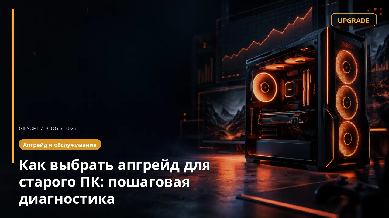 Как выбрать апгрейд для старого ПК: пошаговая диагностика