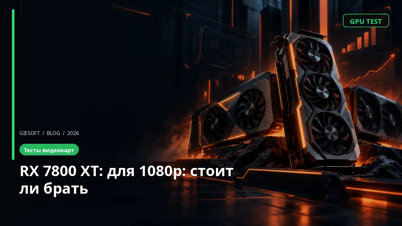 RX 7800 XT: для 1080p: стоит ли брать