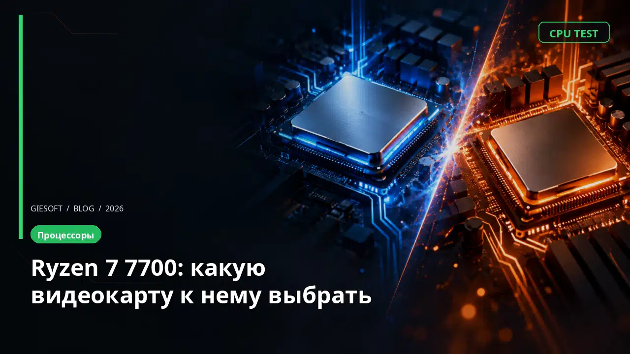 Ryzen 7 7700: какую видеокарту к нему выбрать