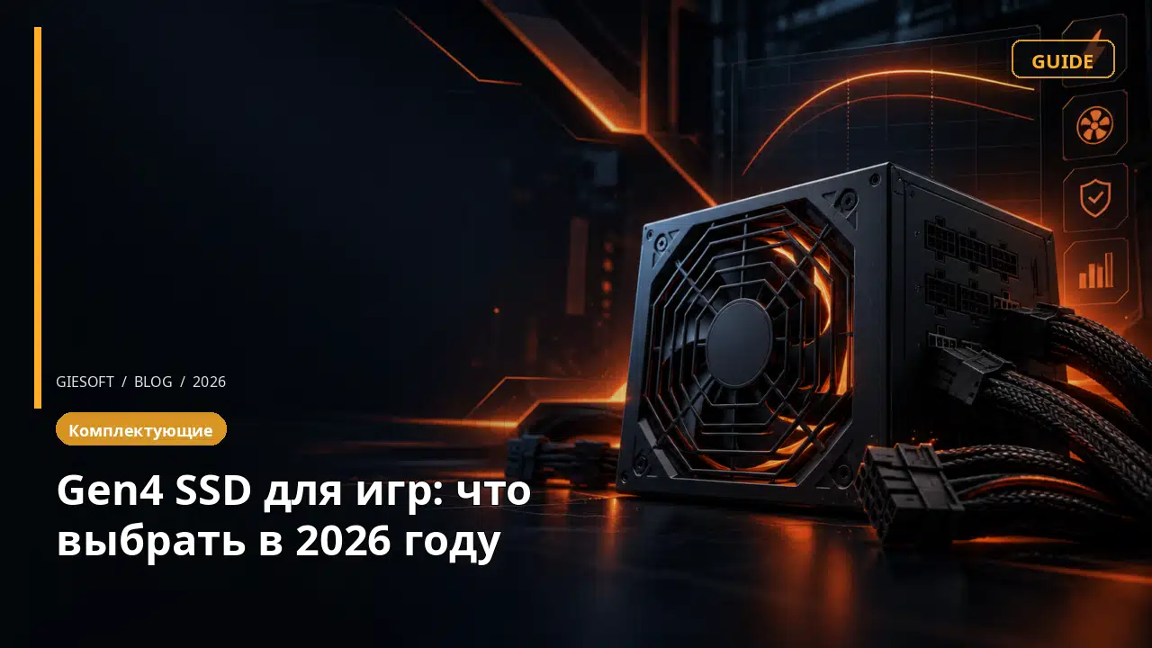 Gen4 SSD для игр: что выбрать в 2026 году