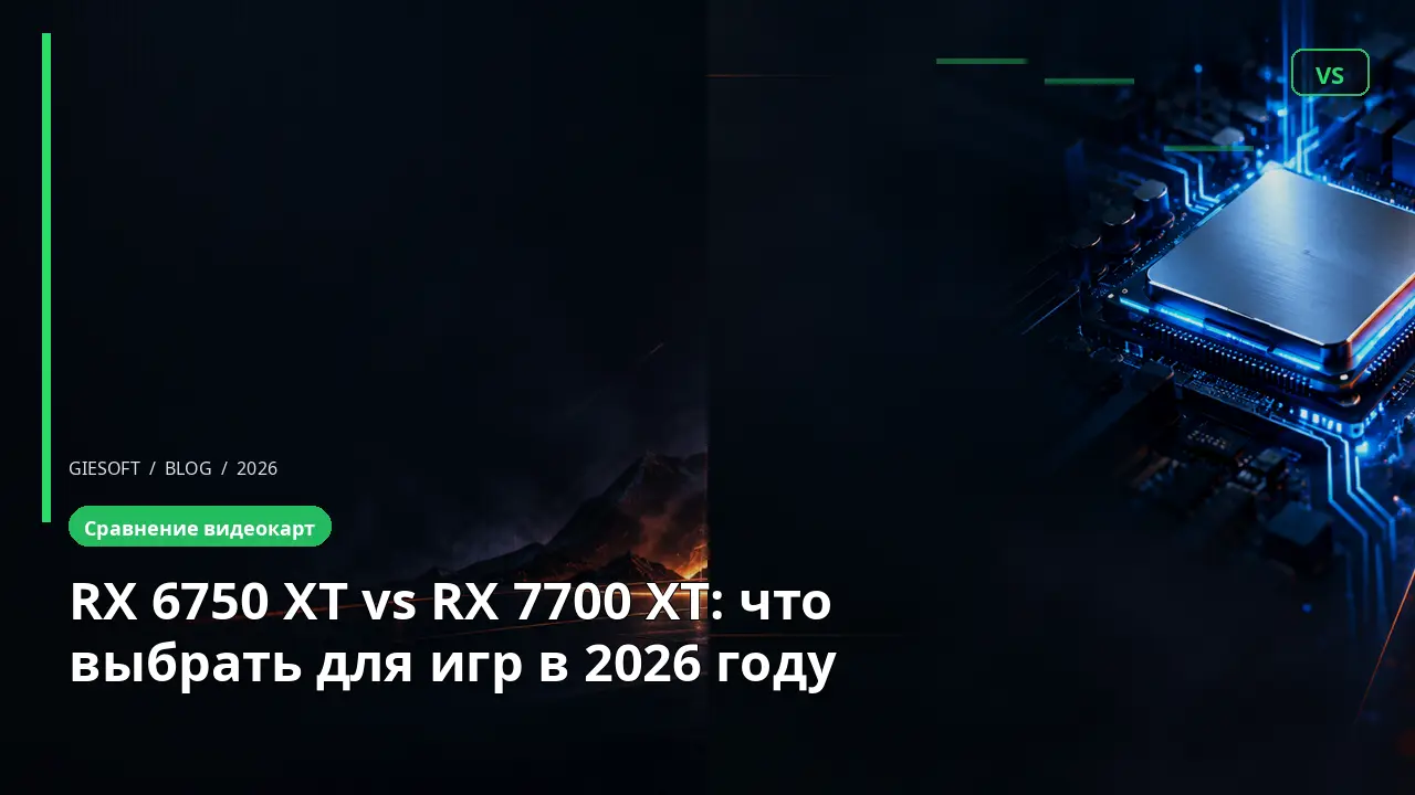 RX 6750 XT vs RX 7700 XT: что выбрать для игр в 2026 году