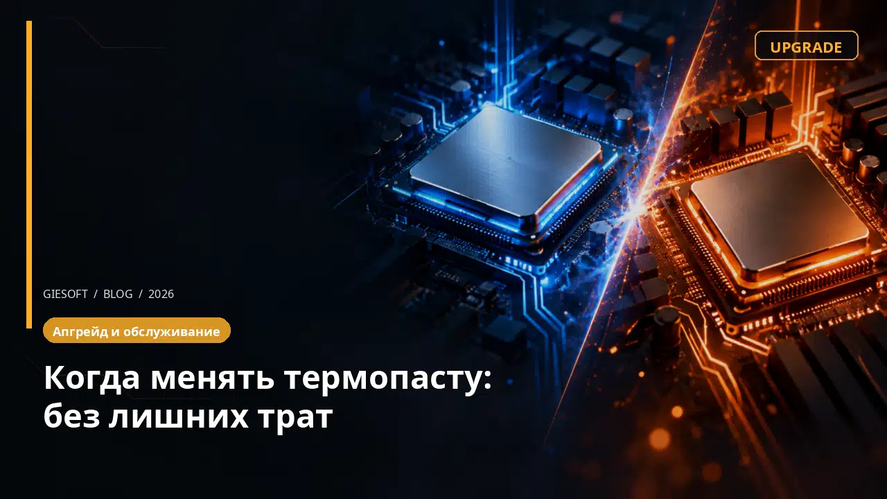 Когда менять термопасту: без лишних трат
