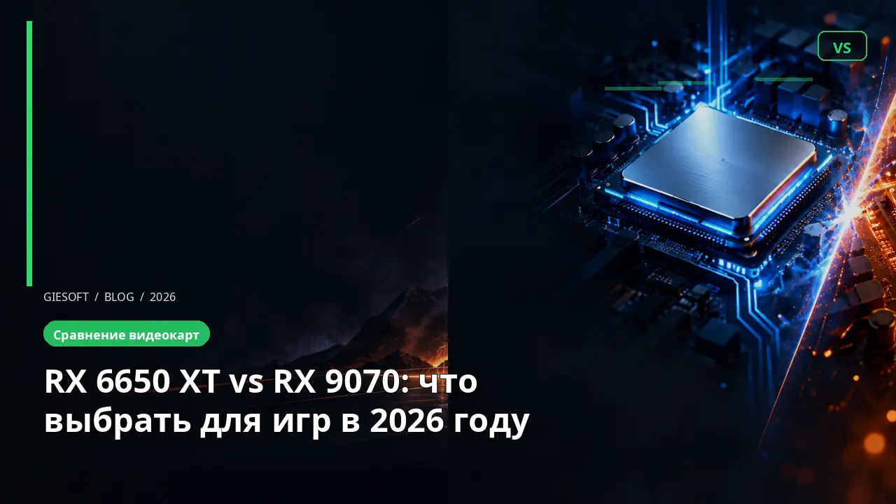 RX 6650 XT vs RX 9070: что выбрать для игр в 2026 году