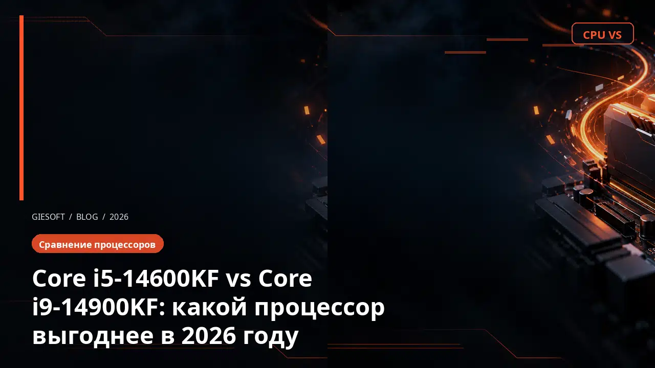 Core i5-14600KF vs Core i9-14900KF: какой процессор выгоднее в 2026 году