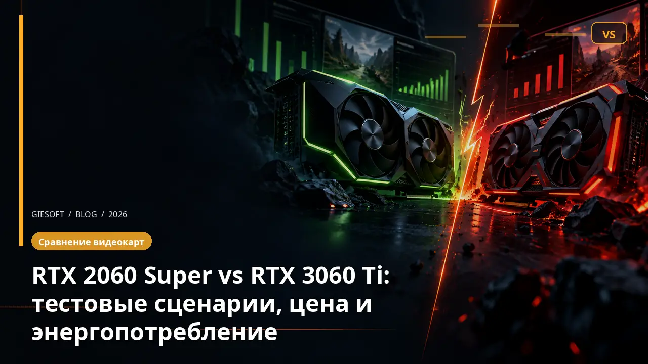 RTX 2060 Super vs RTX 3060 Ti: тестовые сценарии, цена и энергопотребление