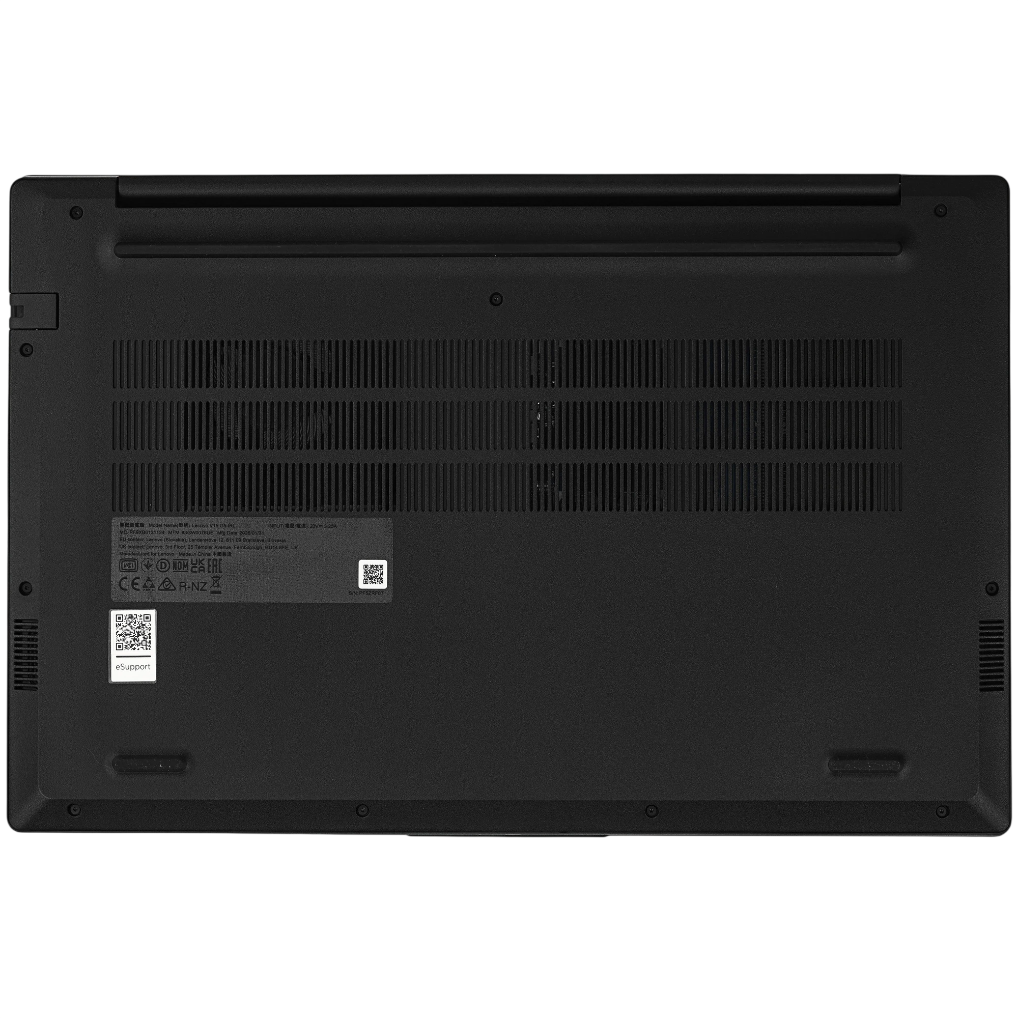 15.6 Ноутбук Lenovo V15 G5 IRL черный
