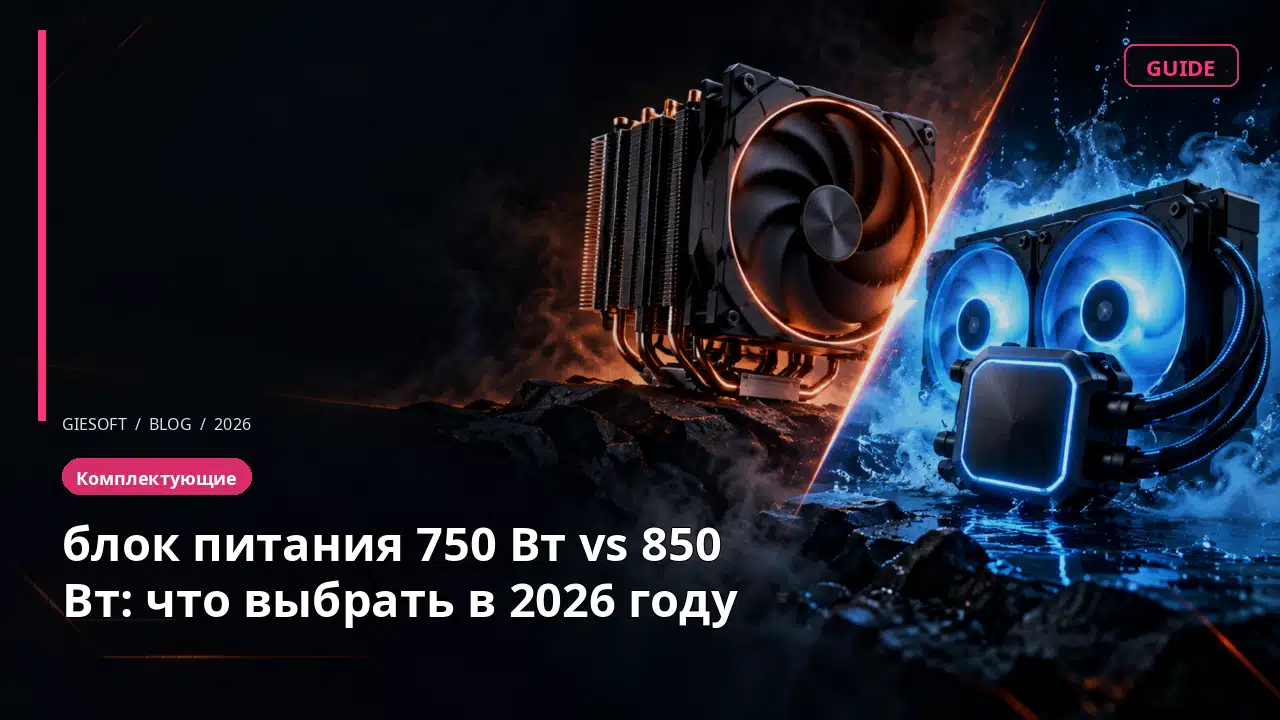 блок питания 750 Вт vs 850 Вт: что выбрать в 2026 году