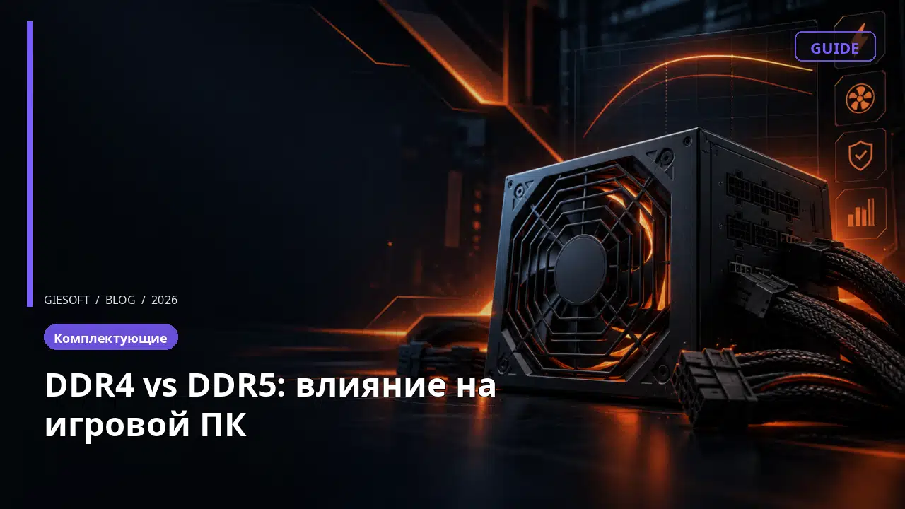 DDR4 vs DDR5: влияние на игровой ПК