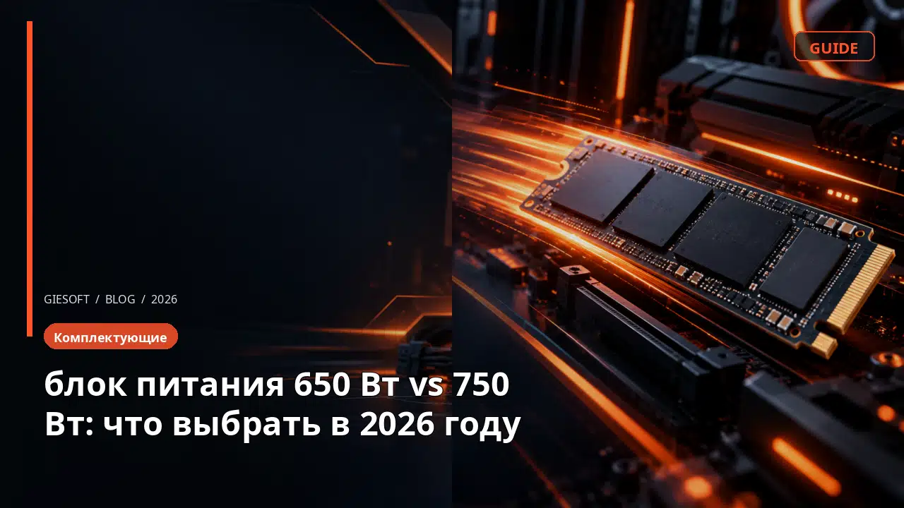 блок питания 650 Вт vs 750 Вт: что выбрать в 2026 году