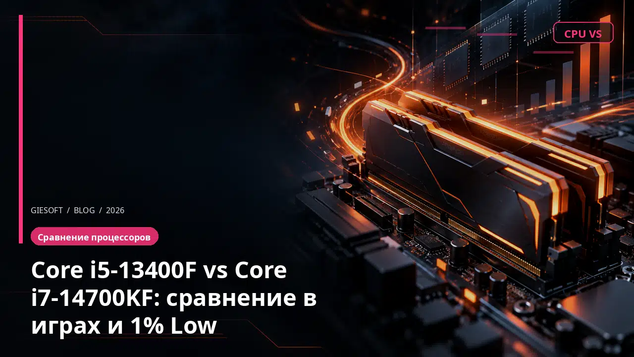 Core i5-13400F vs Core i7-14700KF: сравнение в играх и 1% Low