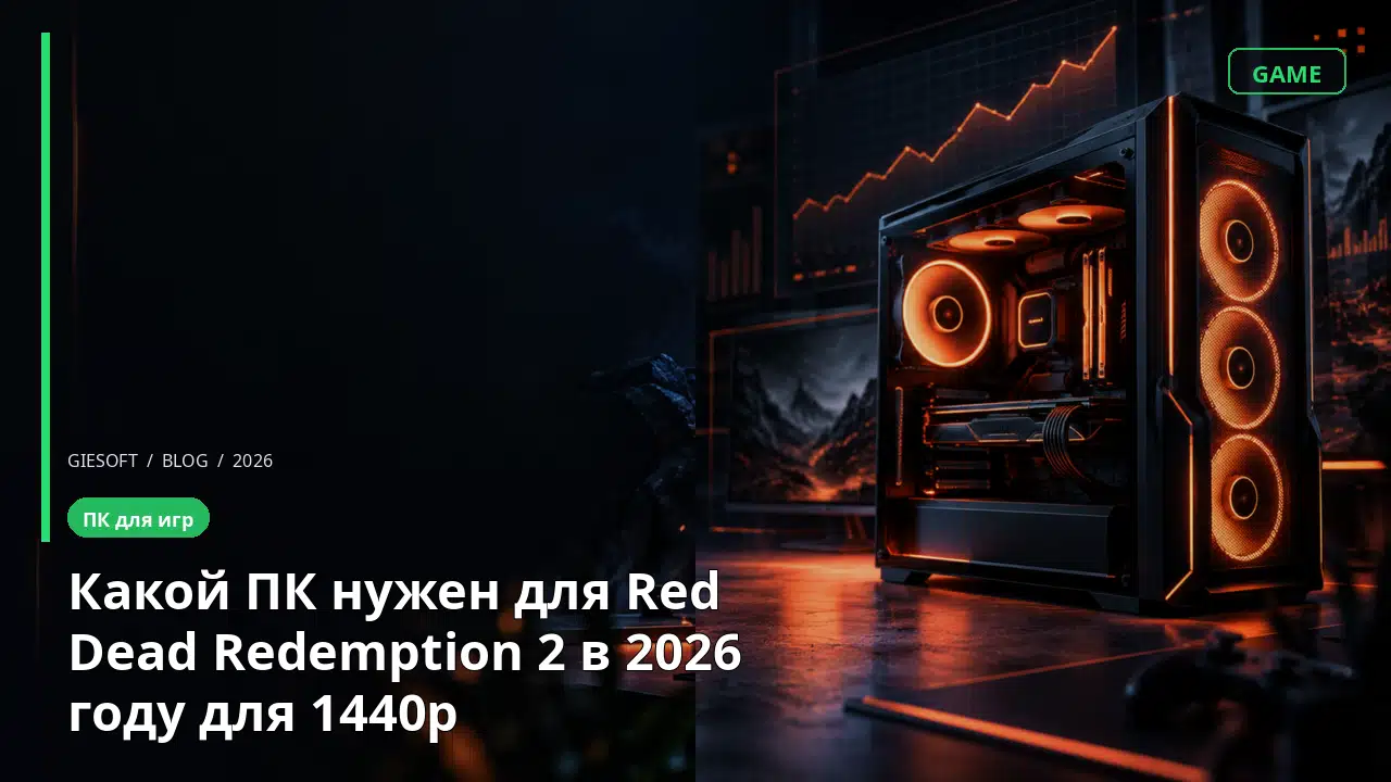 Какой ПК нужен для Red Dead Redemption 2 в 2026 году для 1440p