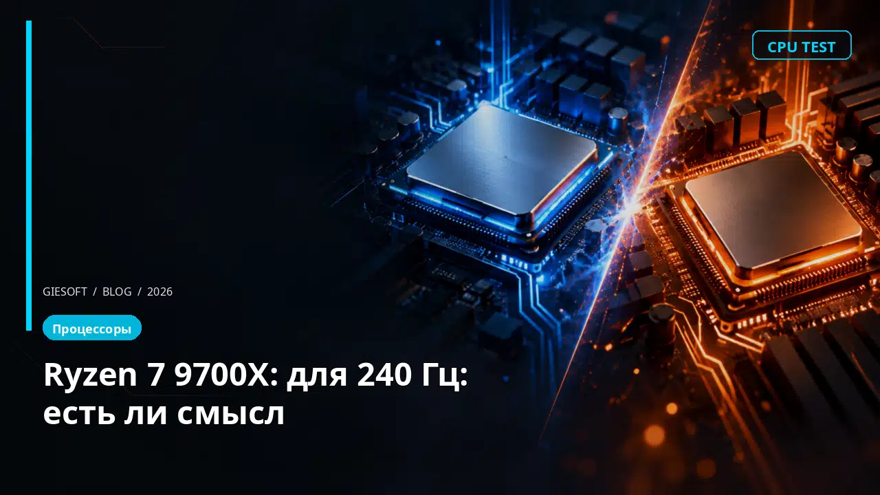 Ryzen 7 9700X: для 240 Гц: есть ли смысл