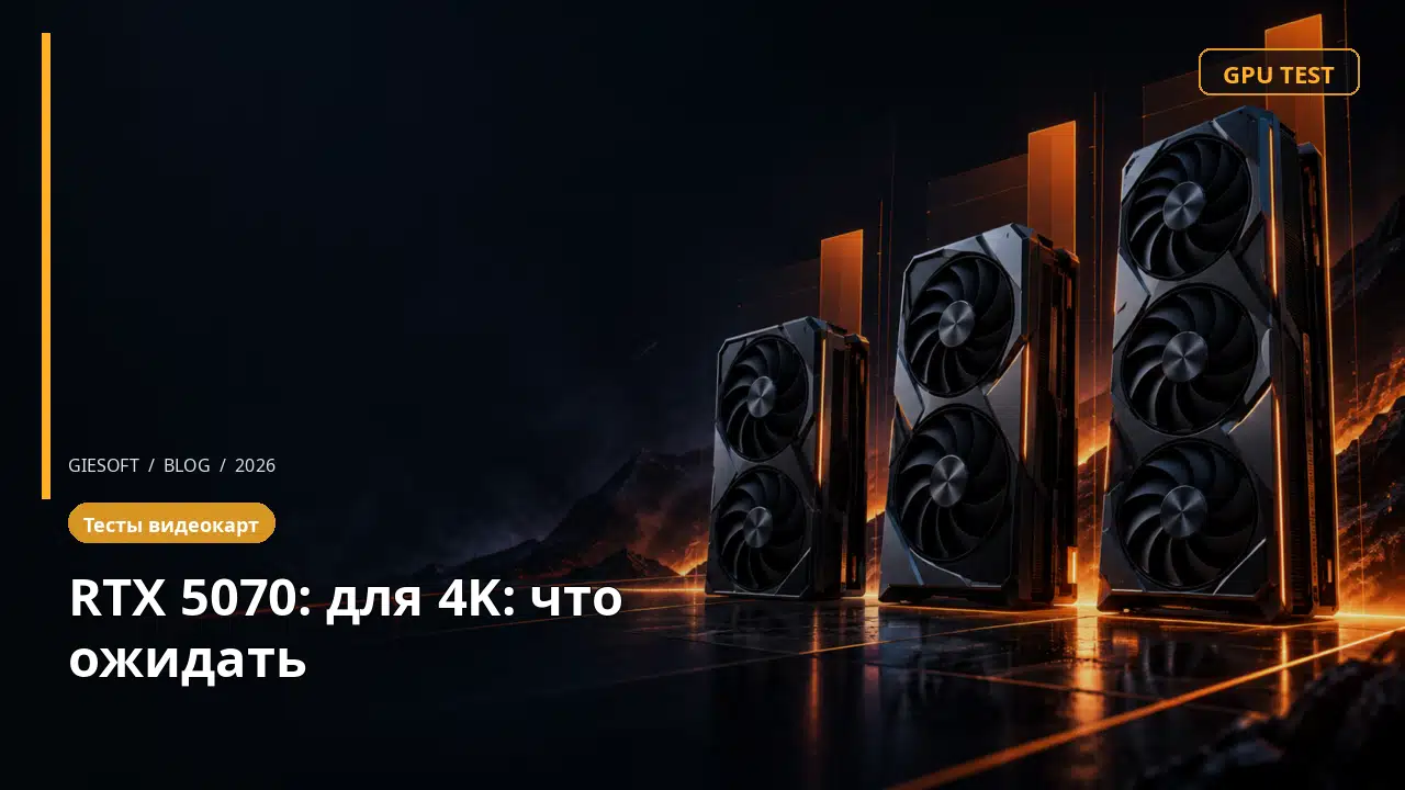 RTX 5070: для 4K: что ожидать