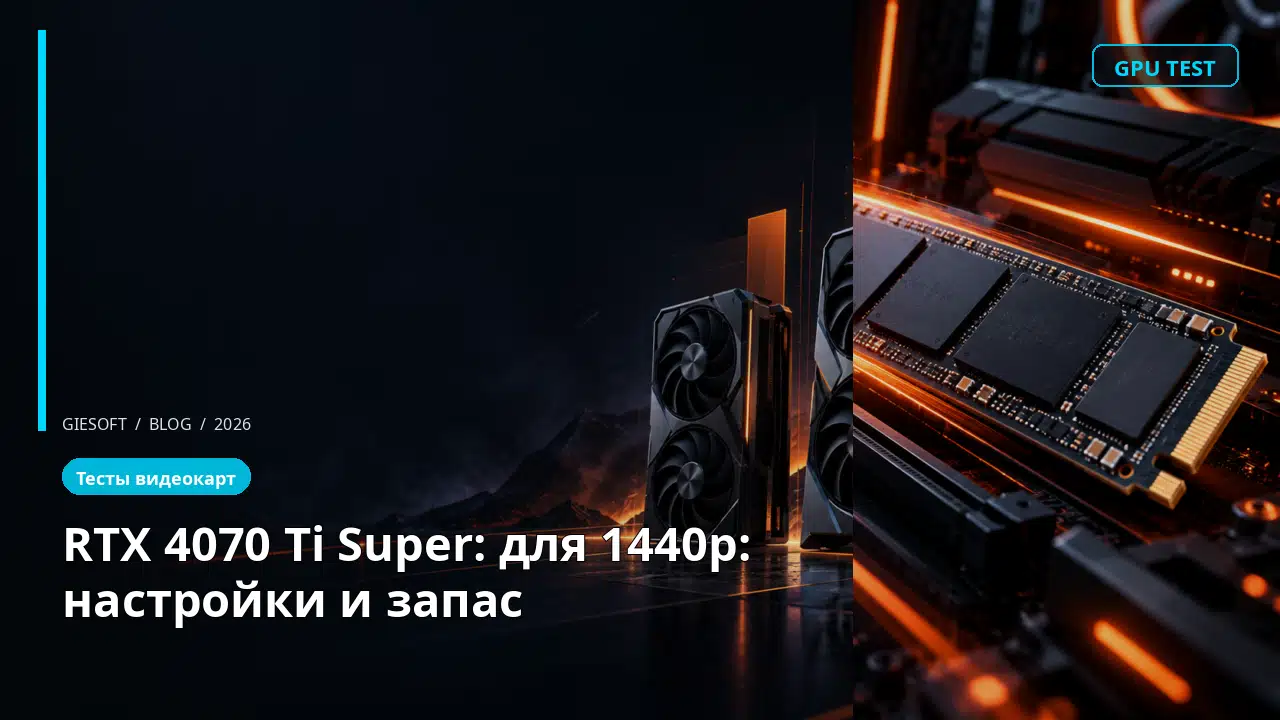 RTX 4070 Ti Super: для 1440p: настройки и запас