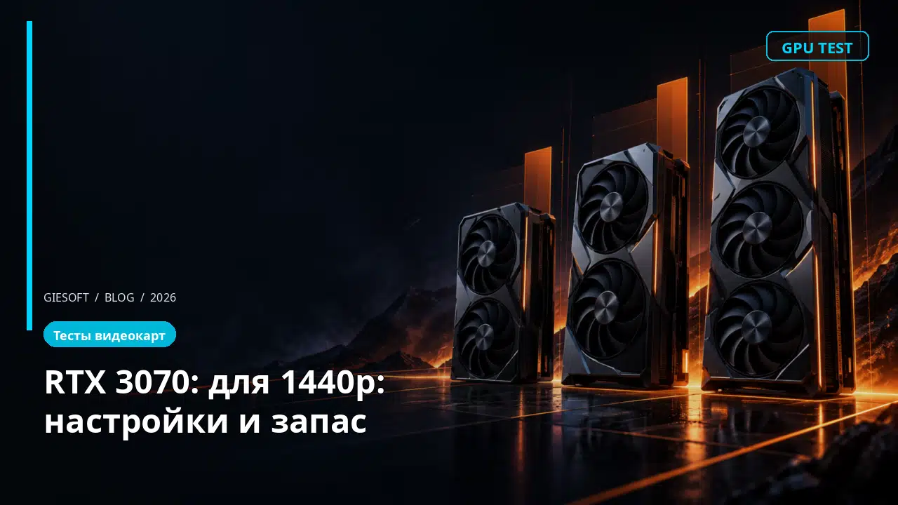 RTX 3070: для 1440p: настройки и запас