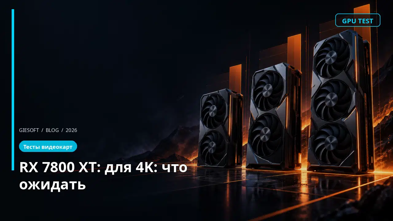 RX 7800 XT: для 4K: что ожидать