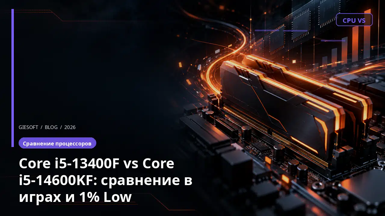 Core i5-13400F vs Core i5-14600KF: сравнение в играх и 1% Low